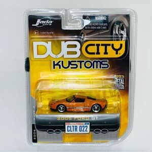NOS 06’ Jada Toys Dub City Kustoms Wave 2 #022 2005 Ford GT - Orange 1/64 scale